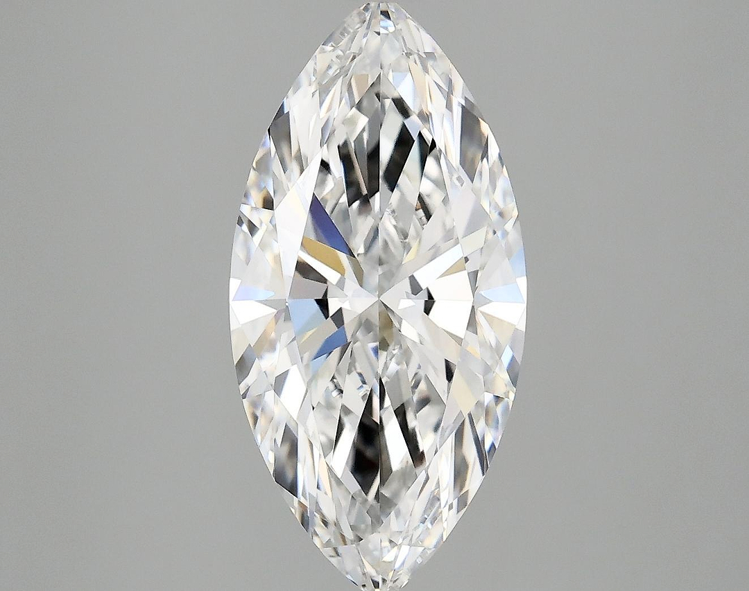 2.98 Carat Marquise Shaped Excellent Cut VVS2 IGI Certified Lab Grown Diamond