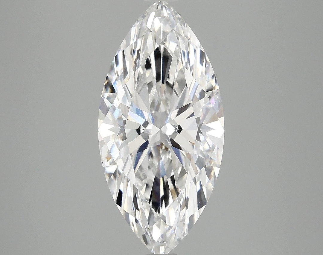 3.08 Carat Marquise Shaped Excellent Cut VVS2 IGI Certified Lab Grown Diamond