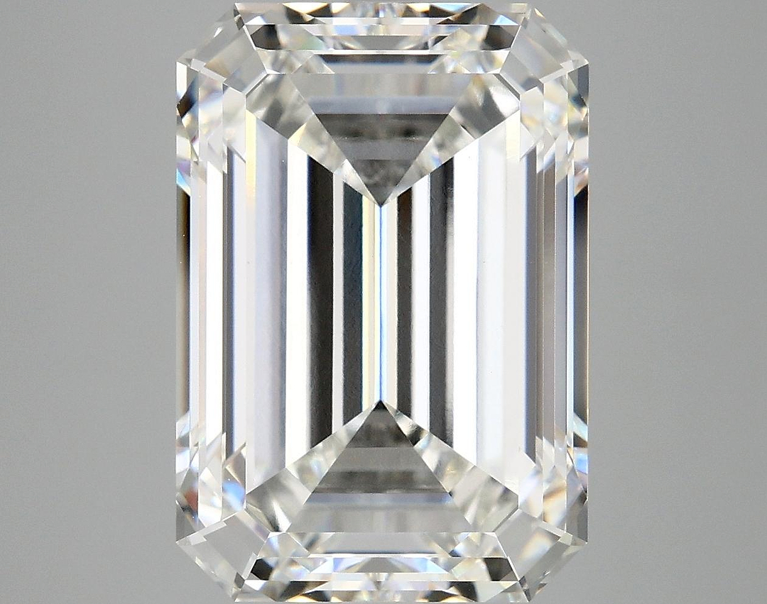 10.1 Carat Emerald Shaped Ideal Cut VVS2 IGI Certified Lab Grown Diamond