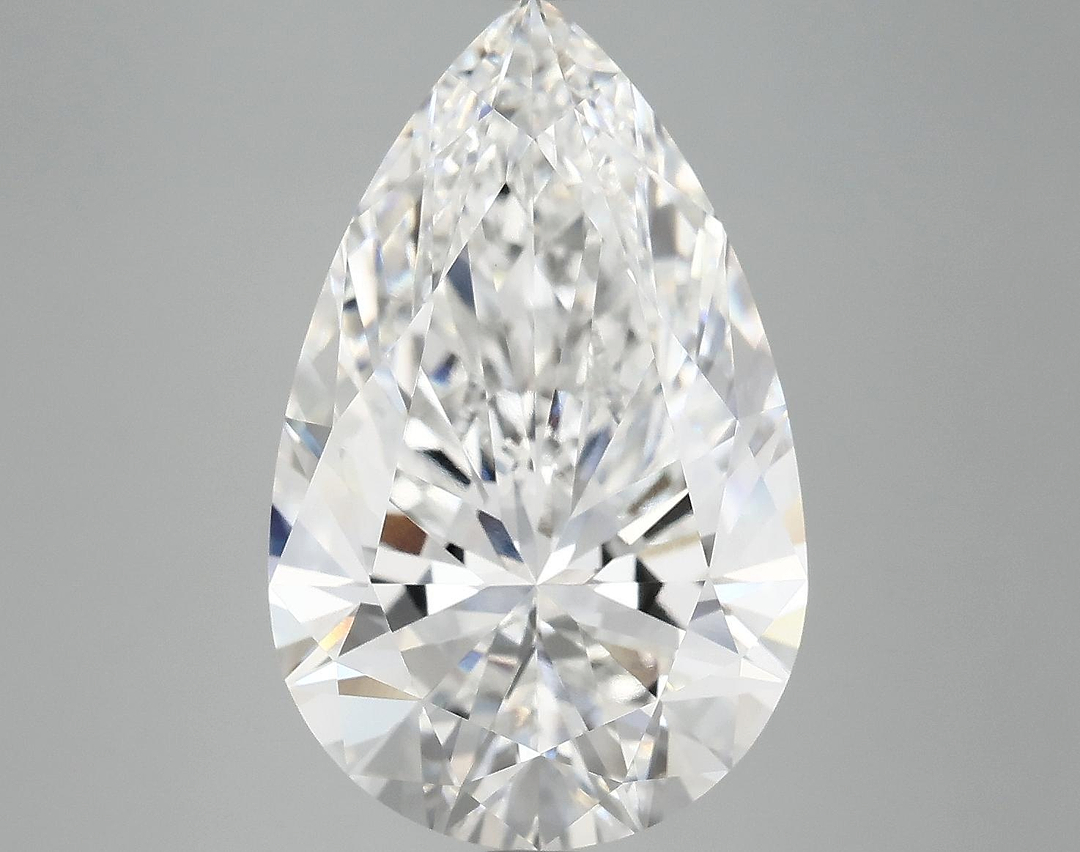 7.2 Carat Pear Shaped Ideal Cut VVS2 IGI Certified Lab Grown Diamond