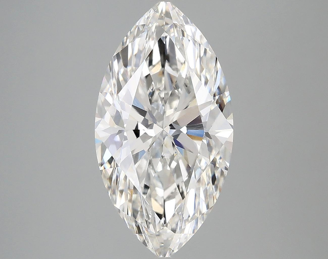 3.48 Carat Marquise Shaped Excellent Cut VVS2 IGI Certified Lab Grown Diamond