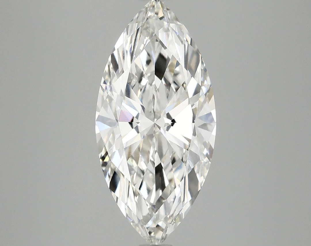 2.98 Carat Marquise Shaped Excellent Cut VVS2 IGI Certified Lab Grown Diamond