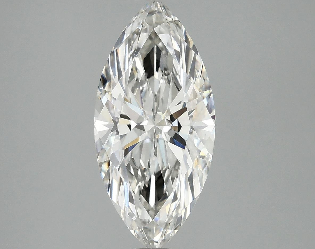 2.39 Carat Marquise Shaped Excellent Cut VVS2 IGI Certified Lab Grown Diamond