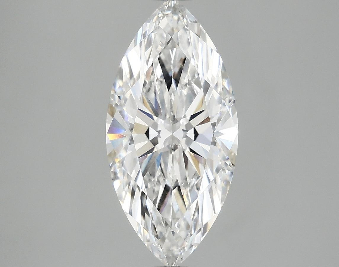 2.07 Carat Marquise Shaped Excellent Cut VVS2 IGI Certified Lab Grown Diamond