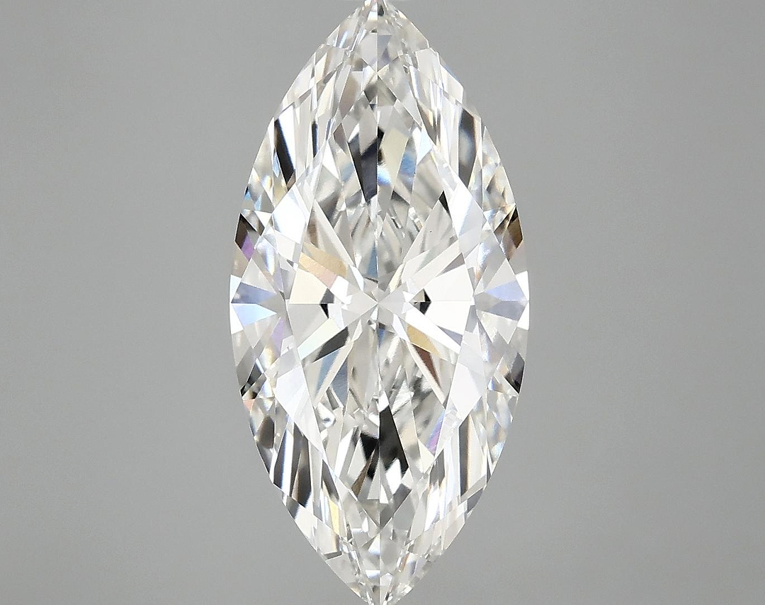 3.49 Carat Marquise Shaped Excellent Cut VVS2 IGI Certified Lab Grown Diamond