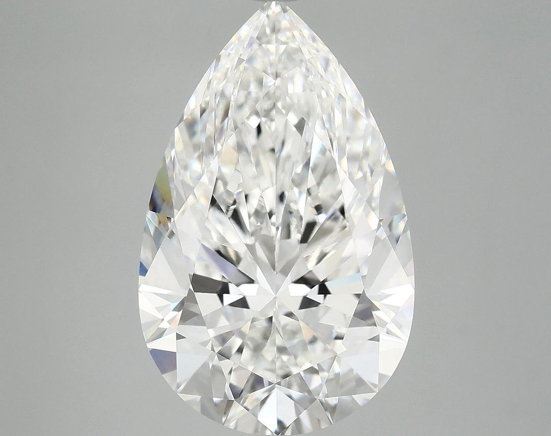 7.02 Carat Pear Shaped Ideal Cut VVS2 IGI Certified Lab Grown Diamond