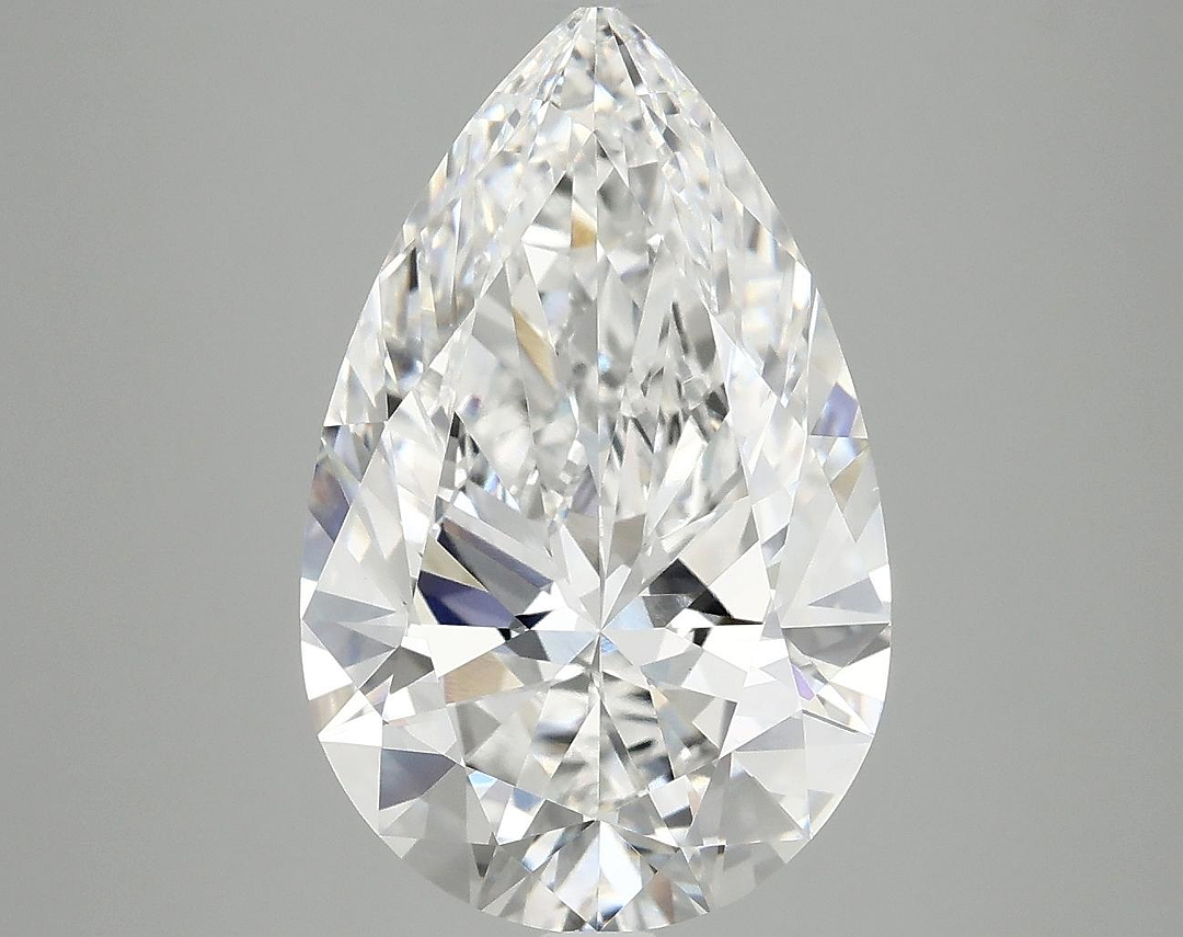 5.07 Carat Pear Shaped Ideal Cut VVS2 IGI Certified Lab Grown Diamond
