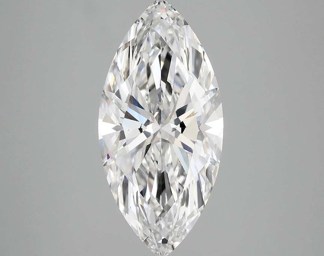 3.06 Carat Marquise Shaped Excellent Cut VVS2 IGI Certified Lab Grown Diamond