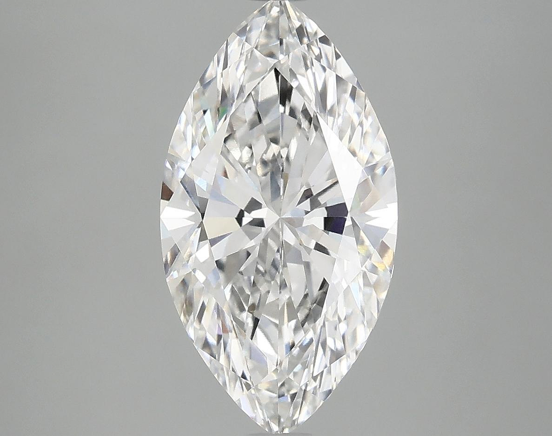 2.87 Carat Marquise Shaped Excellent Cut VVS2 IGI Certified Lab Grown Diamond