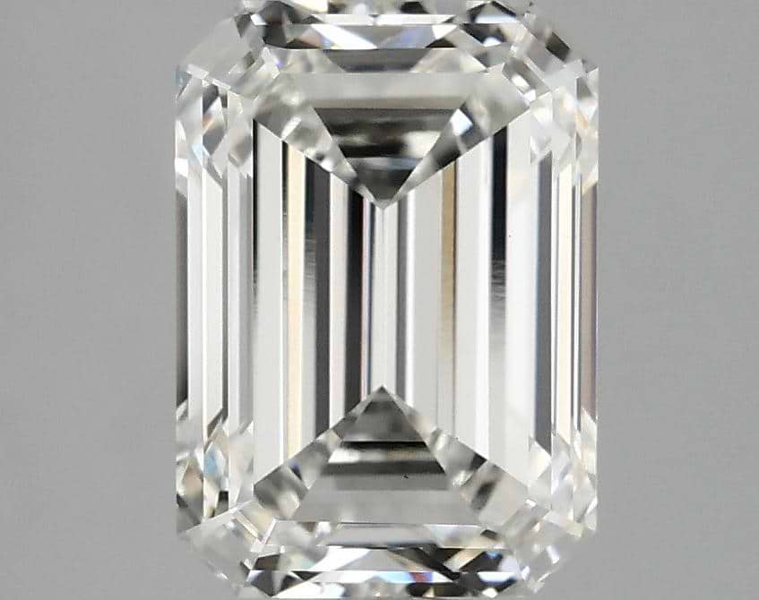 3.2 Carat Emerald Shaped Ideal Cut VS1 IGI Certified Lab Grown Diamond