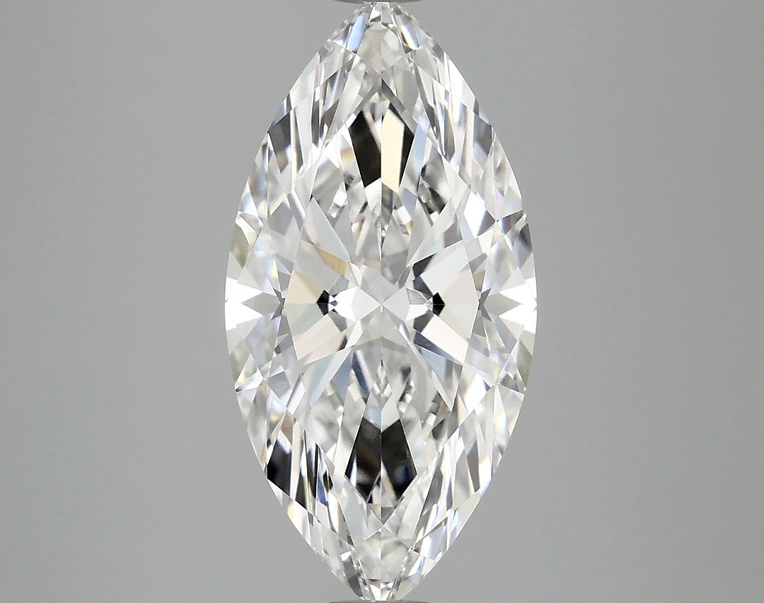 3.08 Carat Marquise Shaped Ideal Cut VVS2 IGI Certified Lab Grown Diamond