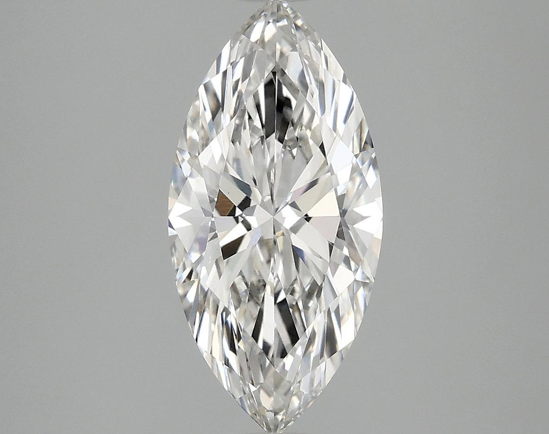 2.4 Carat Marquise Shaped Excellent Cut VVS2 IGI Certified Lab Grown Diamond