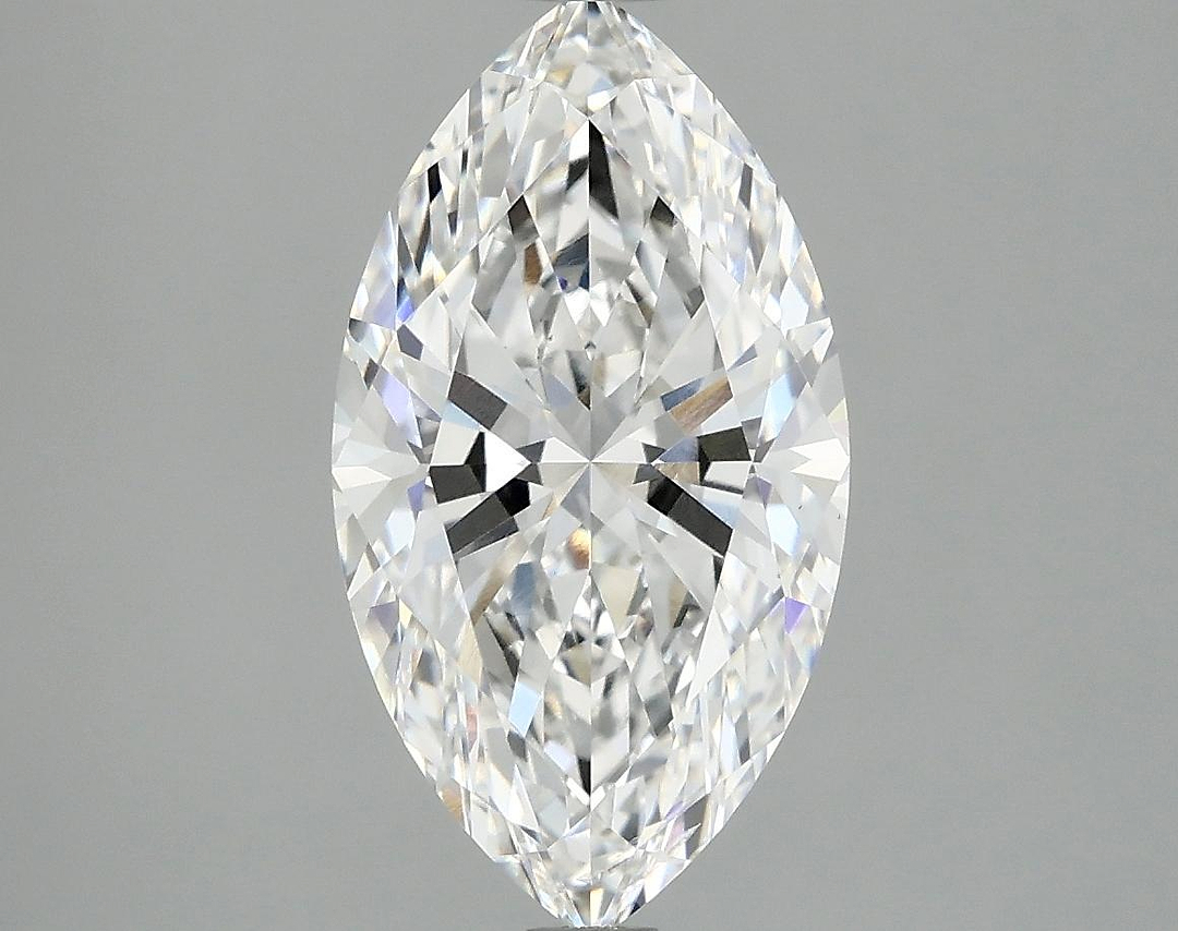 3.02 Carat Marquise Shaped Excellent Cut SI1 IGI Certified Lab Grown Diamond