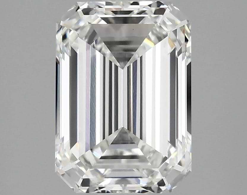 2.53 Carat Emerald Shaped Ideal Cut VS1 IGI Certified Lab Grown Diamond