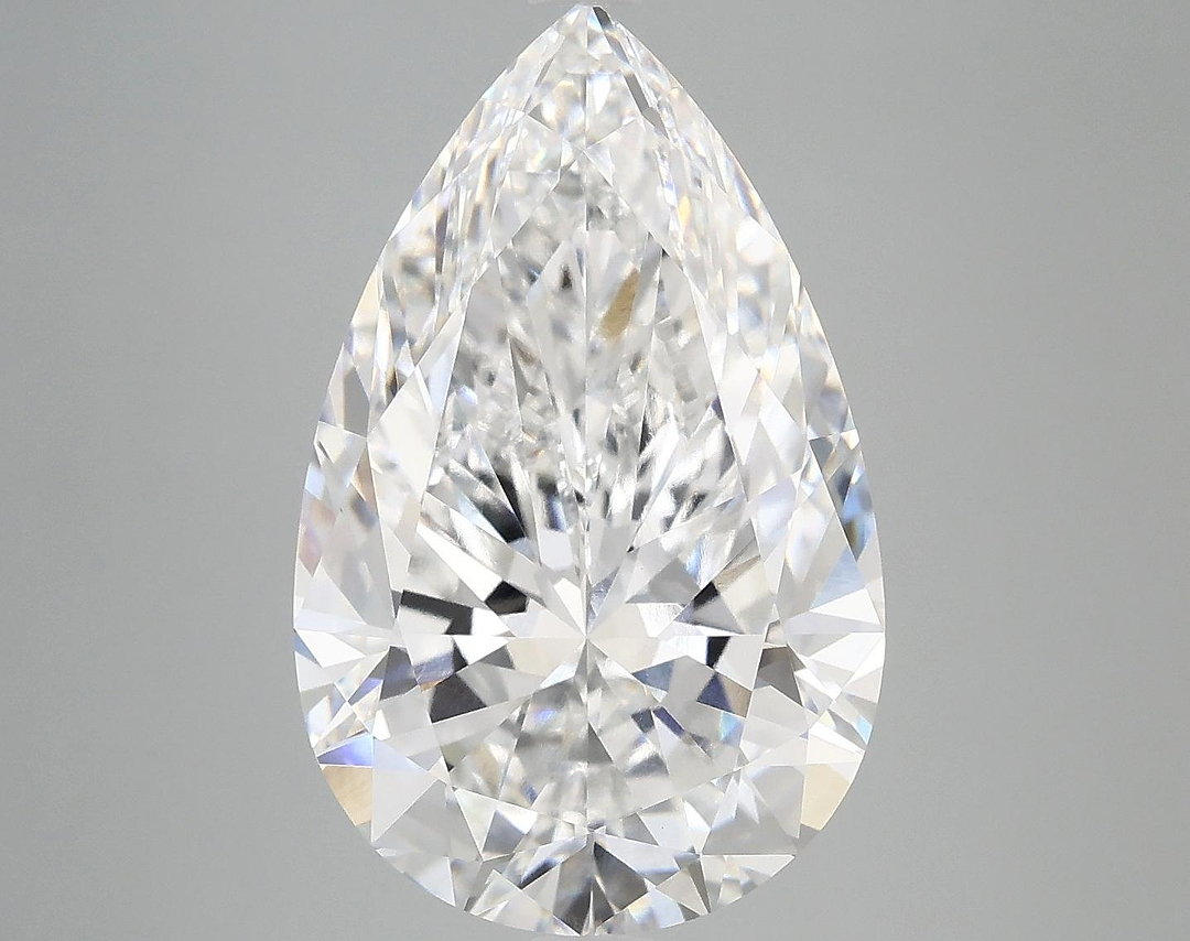 7.04 Carat Pear Shaped Ideal Cut VVS2 IGI Certified Lab Grown Diamond
