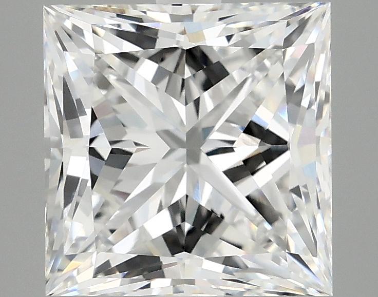 4.03 Carat Princess Shaped Ideal Cut VVS2 IGI Certified Lab Grown Diamond