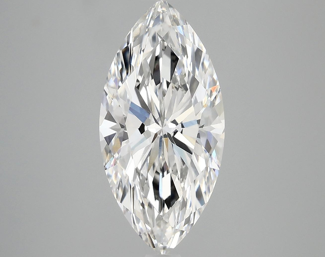 3.02 Carat Marquise Shaped Excellent Cut VVS2 IGI Certified Lab Grown Diamond