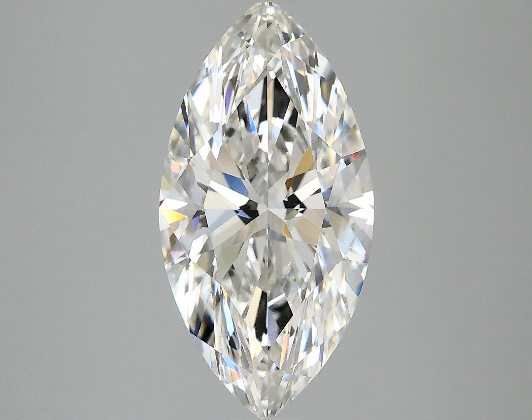 3.03 Carat Marquise Shaped Ideal Cut VVS2 IGI Certified Lab Grown Diamond