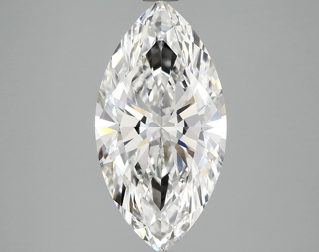 3.09 Carat Marquise Shaped Ideal Cut VVS2 IGI Certified Lab Grown Diamond