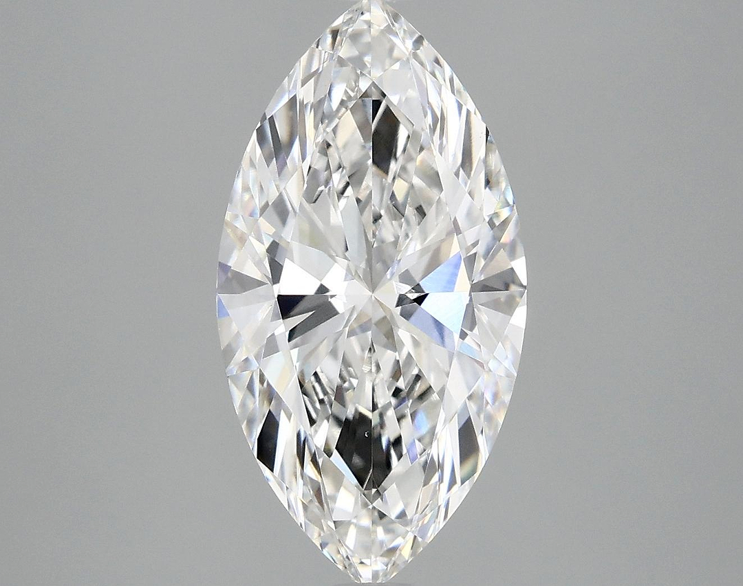 3.02 Carat Marquise Shaped Ideal Cut VVS2 IGI Certified Lab Grown Diamond