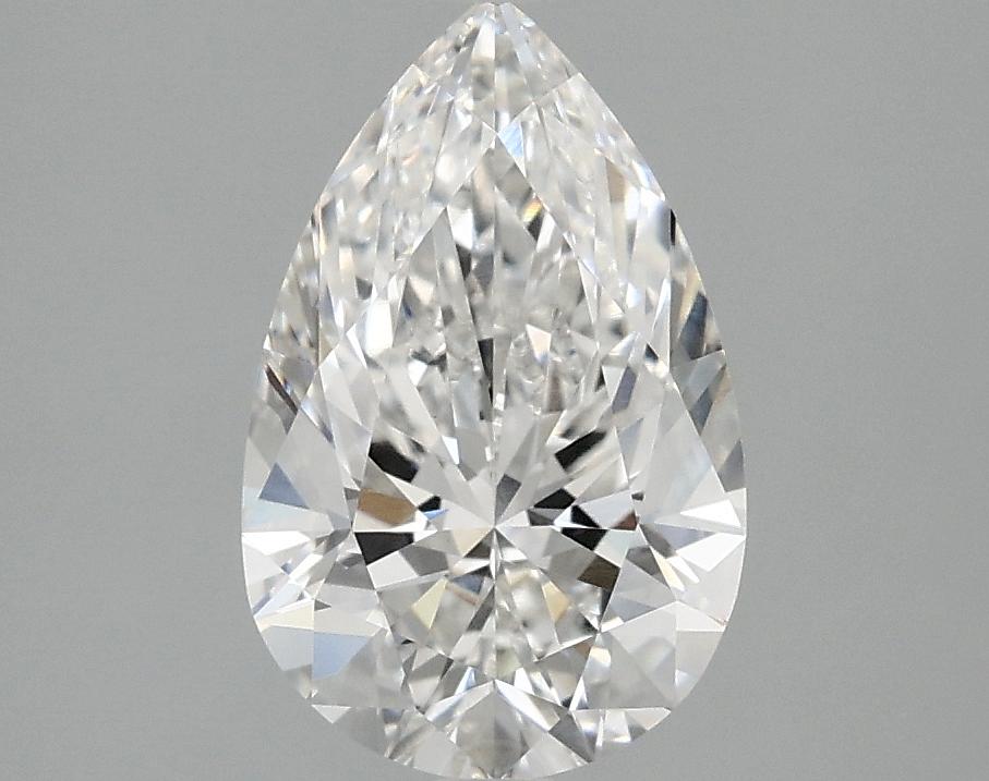 1.98 Carat Pear Shaped Ideal Cut VVS2 IGI Certified Lab Grown Diamond