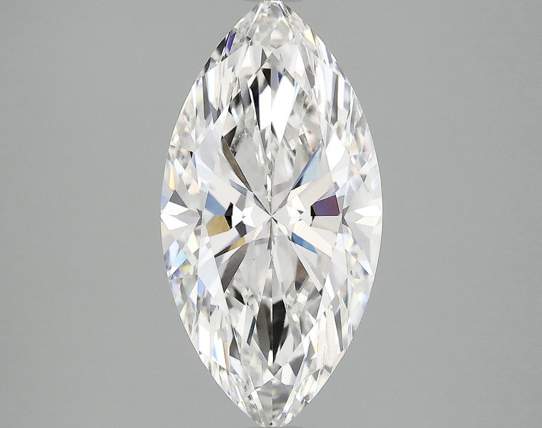 2.38 Carat Marquise Shaped Ideal Cut VVS2 IGI Certified Lab Grown Diamond