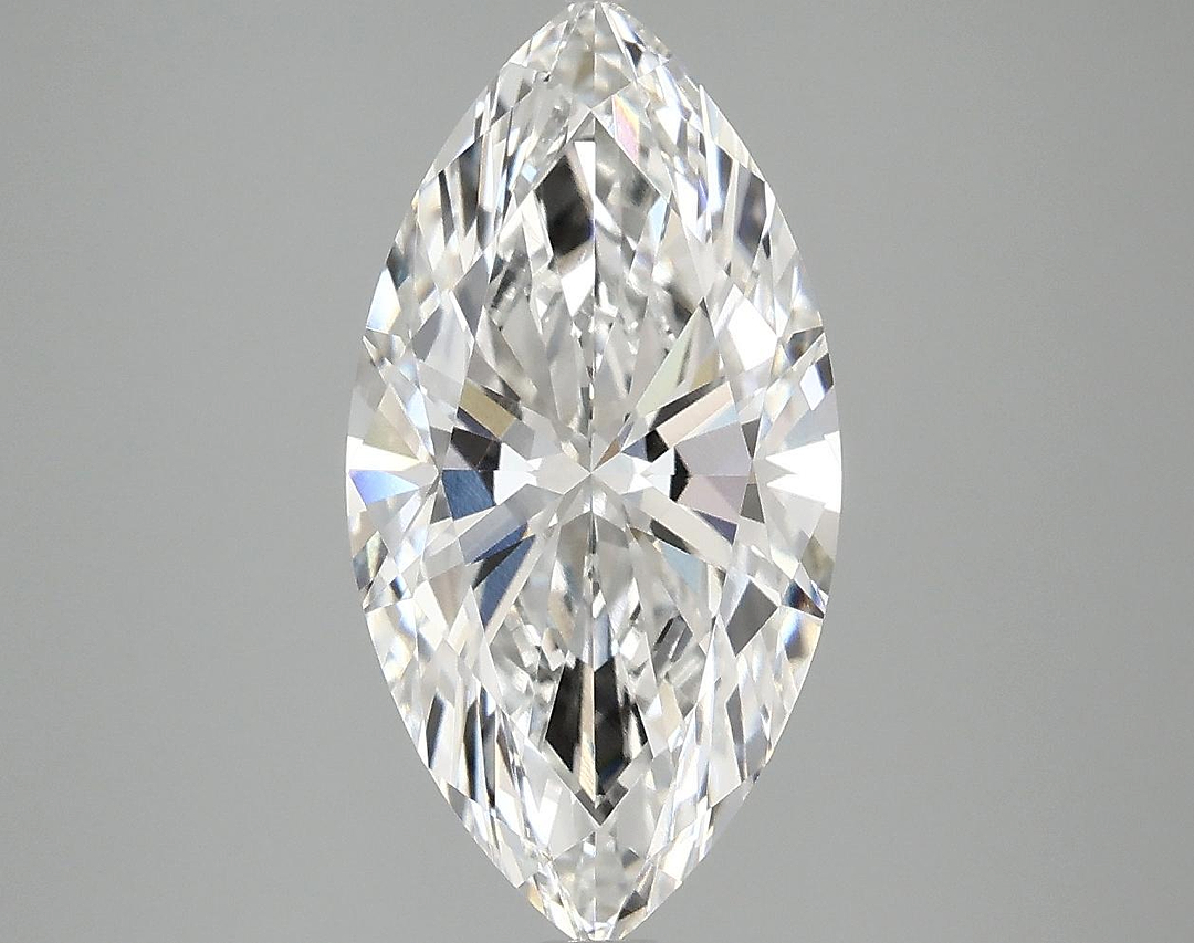 3.06 Carat Marquise Shaped Ideal Cut VVS2 IGI Certified Lab Grown Diamond