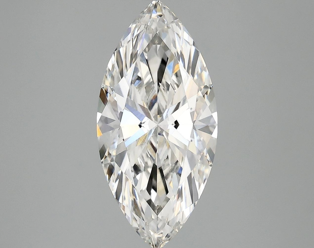 2.42 Carat Marquise Shaped Excellent Cut VVS2 IGI Certified Lab Grown Diamond
