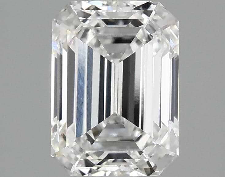 2.09 Carat Emerald Shaped Excellent Cut VVS2 IGI Certified Lab Grown Diamond