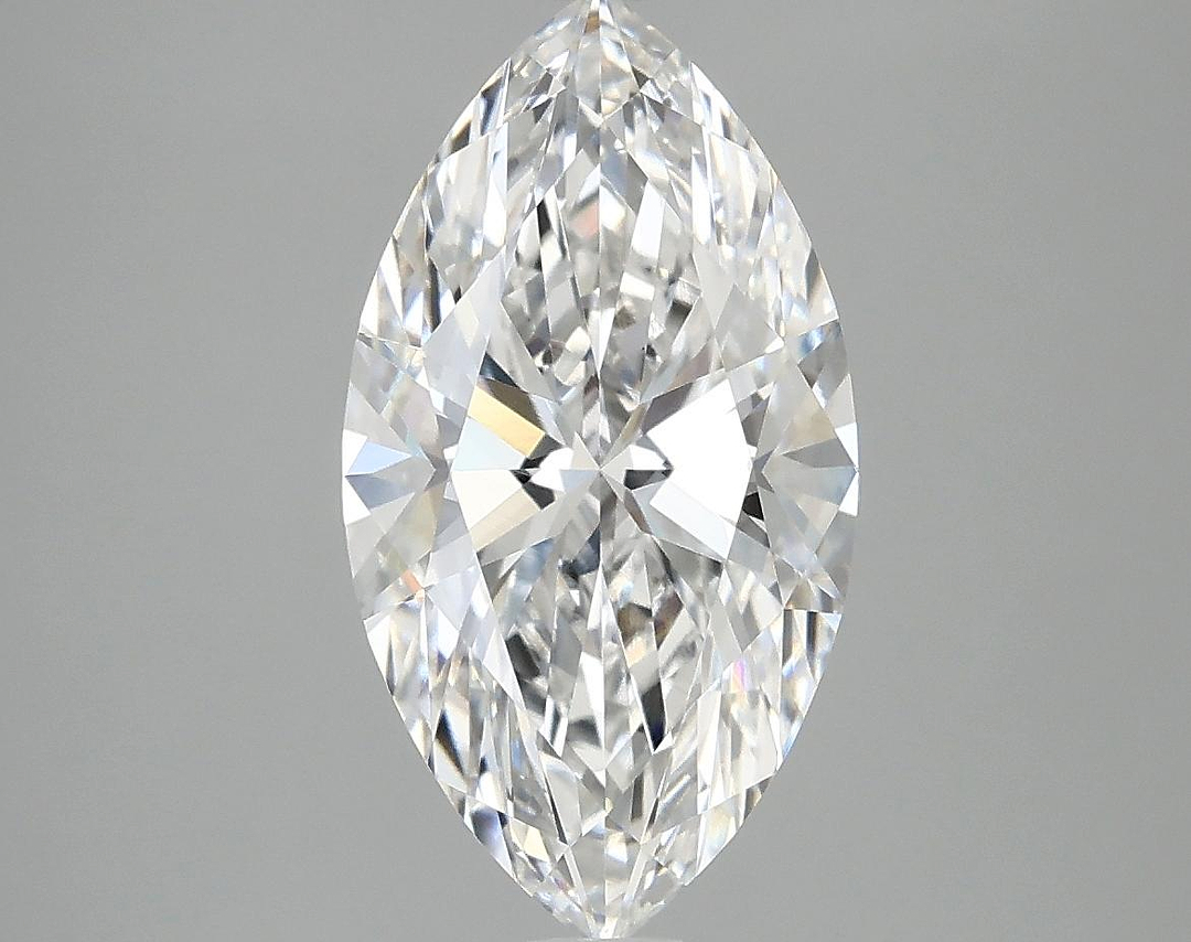 2.93 Carat Marquise Shaped Excellent Cut VVS2 IGI Certified Lab Grown Diamond