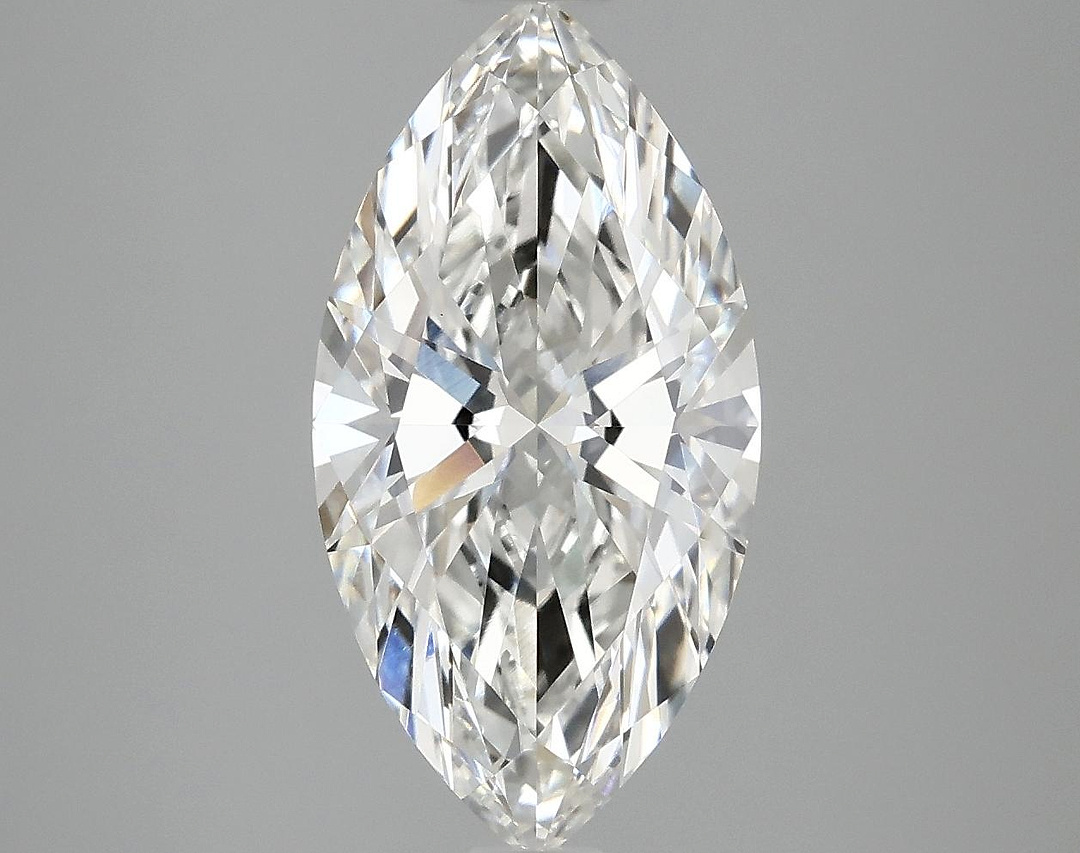 3.04 Carat Marquise Shaped Ideal Cut VVS2 IGI Certified Lab Grown Diamond