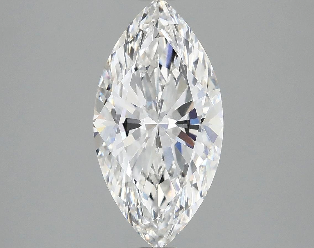 2.54 Carat Marquise Shaped Ideal Cut VVS2 IGI Certified Lab Grown Diamond