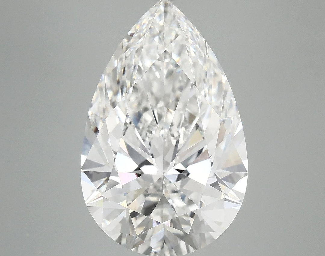 7.03 Carat Pear Shaped Ideal Cut VVS2 IGI Certified Lab Grown Diamond