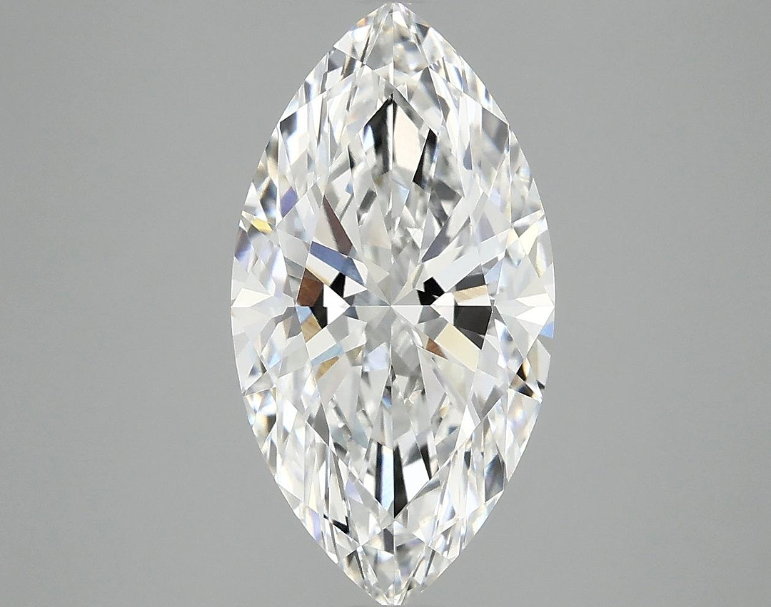 3.1 Carat Marquise Shaped Excellent Cut VVS2 IGI Certified Lab Grown Diamond