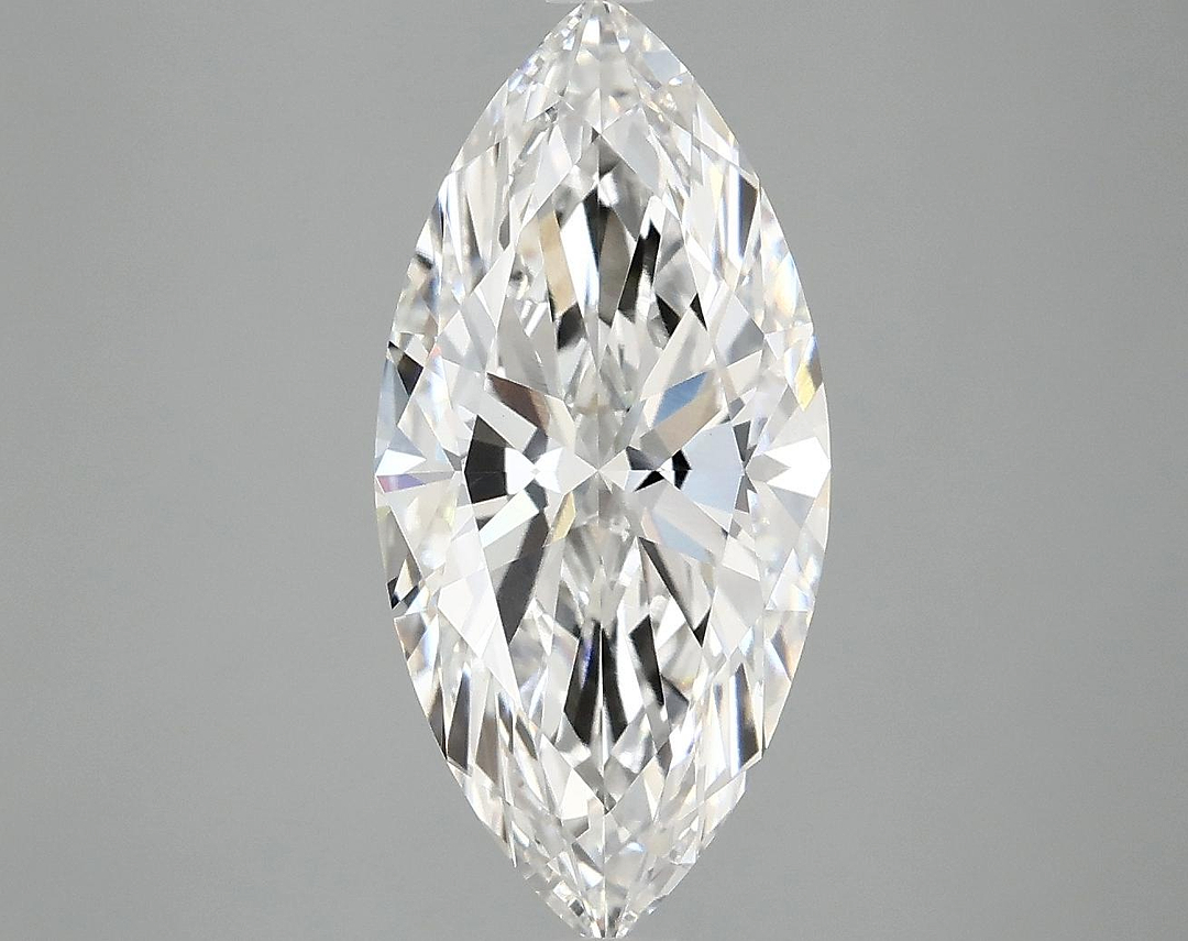 3.07 Carat Marquise Shaped Excellent Cut VVS2 IGI Certified Lab Grown Diamond