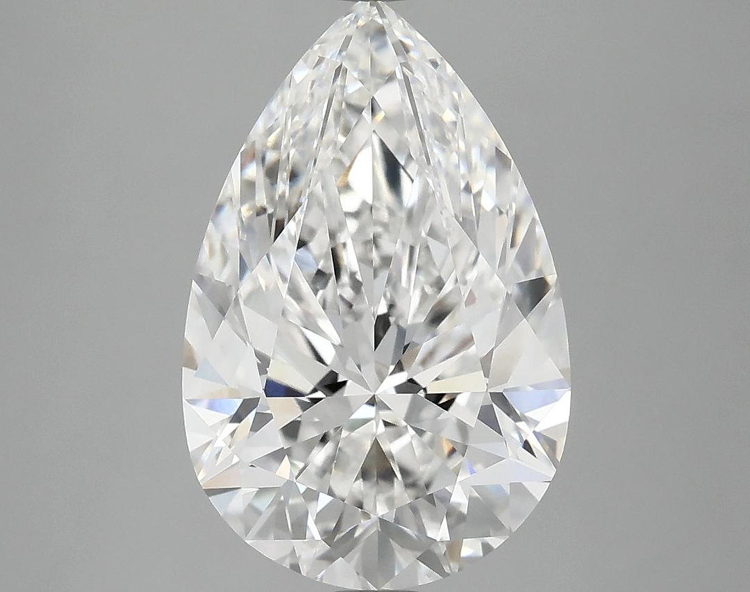 5.06 Carat Pear Shaped Excellent Cut VVS2 IGI Certified Lab Grown Diamond