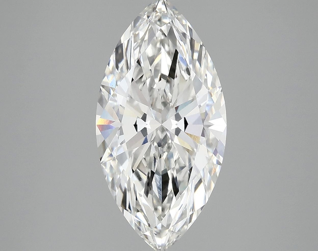 3.02 Carat Marquise Shaped Ideal Cut VVS2 IGI Certified Lab Grown Diamond