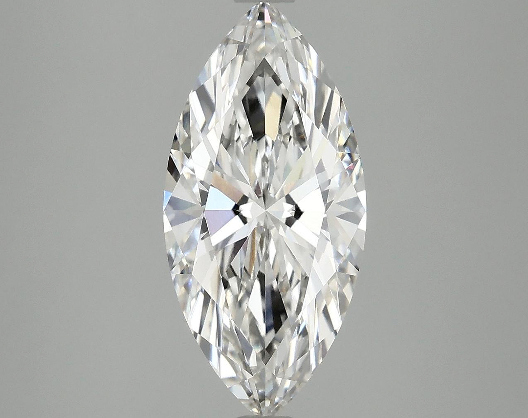 2.58 Carat Marquise Shaped Excellent Cut VVS2 IGI Certified Lab Grown Diamond