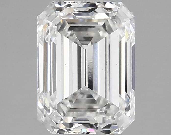 1.94 Carat Emerald Shaped Excellent Cut VS1 IGI Certified Lab Grown Diamond