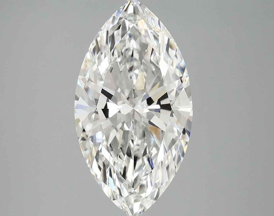3.03 Carat Marquise Shaped Excellent Cut VVS2 IGI Certified Lab Grown Diamond