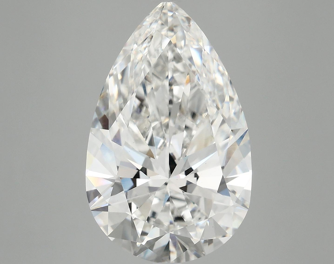 7.01 Carat Pear Shaped Ideal Cut VVS2 IGI Certified Lab Grown Diamond