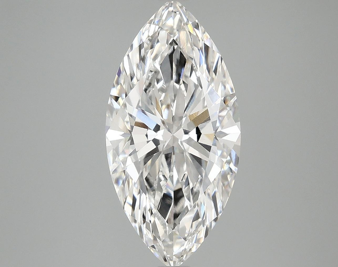 3.04 Carat Marquise Shaped Ideal Cut VVS2 IGI Certified Lab Grown Diamond