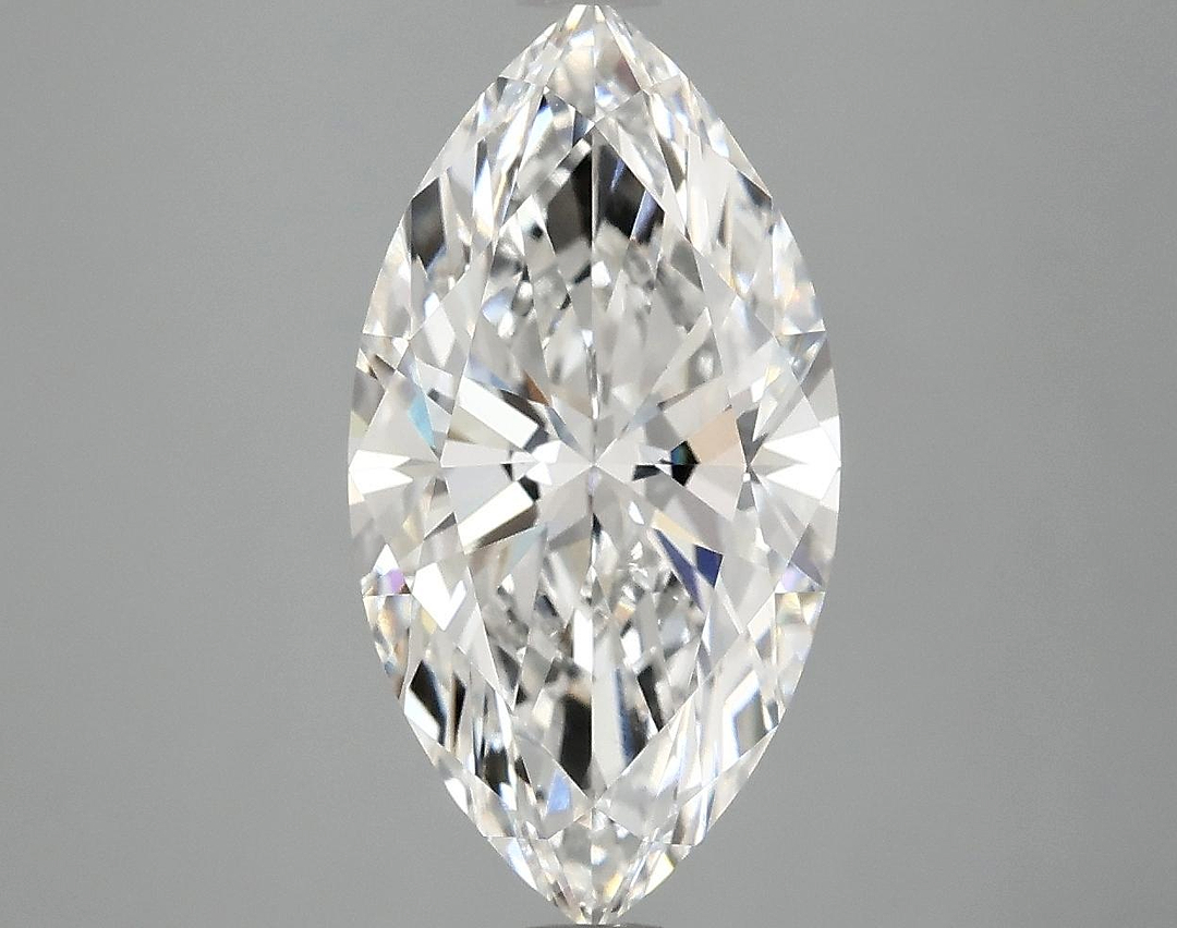 3.03 Carat Marquise Shaped Excellent Cut VVS2 IGI Certified Lab Grown Diamond