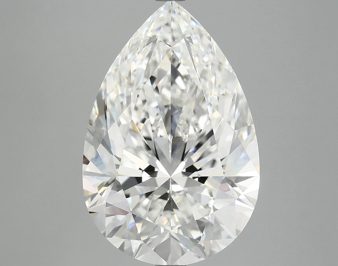 7.22 Carat Pear Shaped Excellent Cut VVS2 IGI Certified Lab Grown Diamond