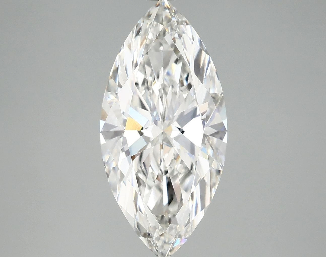 2.98 Carat Marquise Shaped Excellent Cut VVS2 IGI Certified Lab Grown Diamond