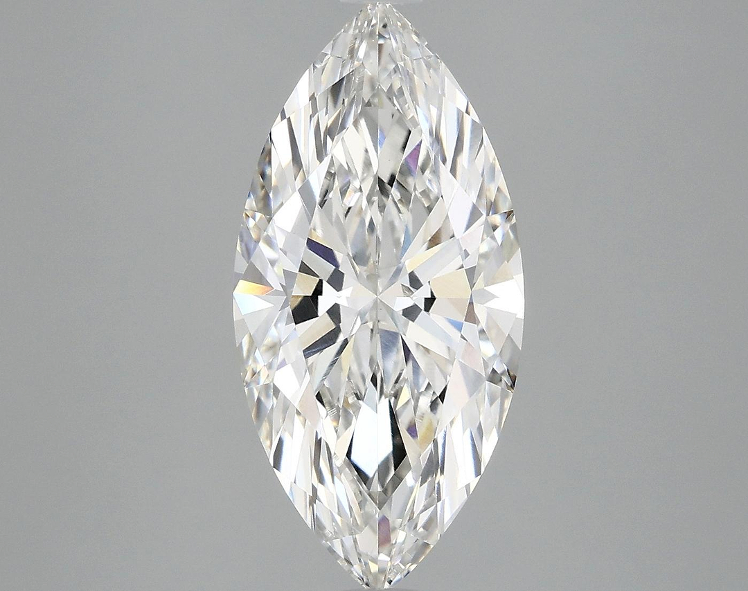 3.05 Carat Marquise Shaped Excellent Cut VVS2 IGI Certified Lab Grown Diamond