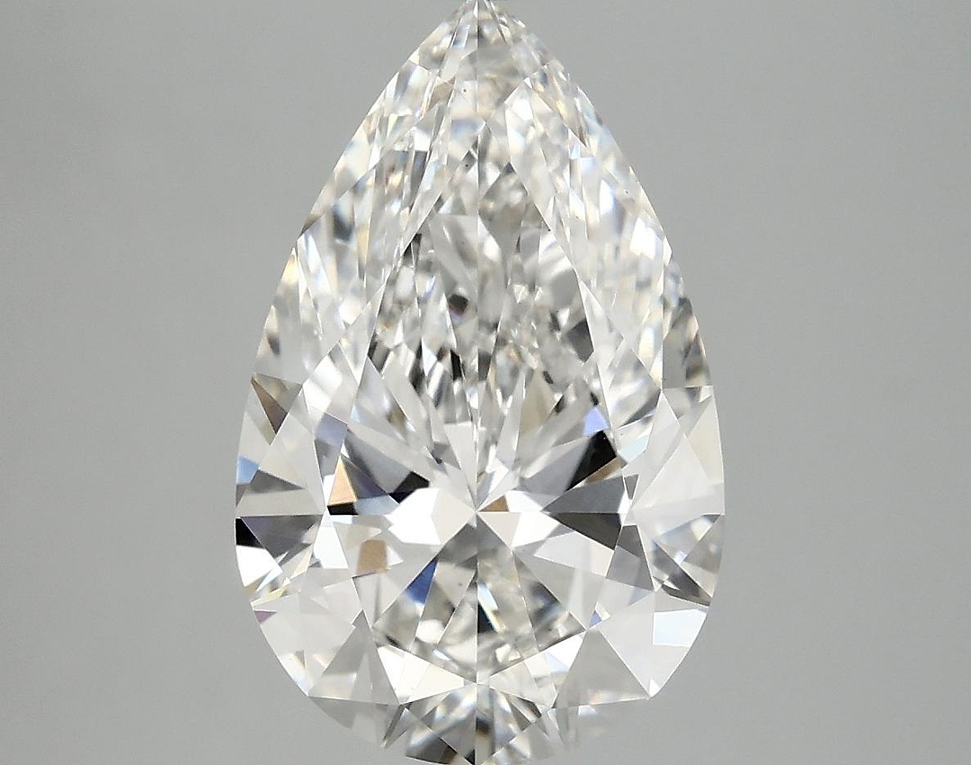 3.85 Carat Pear Shaped Ideal Cut VS1 IGI Certified Lab Grown Diamond