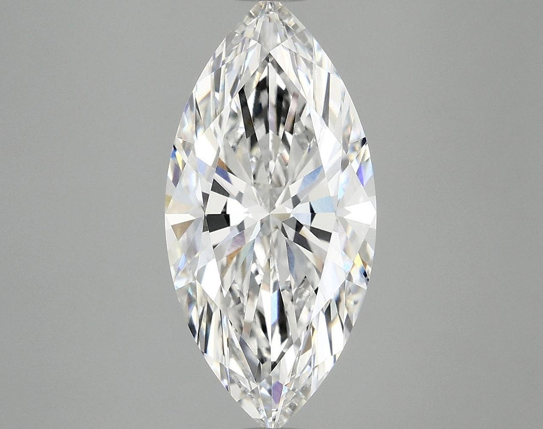 3.03 Carat Marquise Shaped Excellent Cut VVS2 IGI Certified Lab Grown Diamond