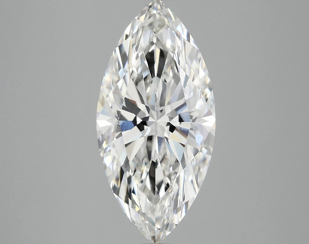 3.06 Carat Marquise Shaped Excellent Cut VVS2 IGI Certified Lab Grown Diamond
