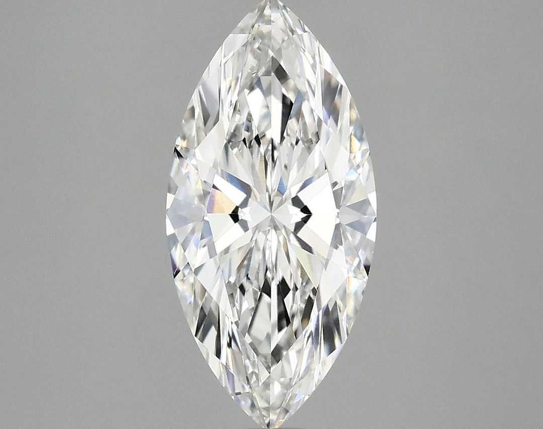 2.06 Carat Marquise Shaped Excellent Cut VVS1 IGI Certified Lab Grown Diamond
